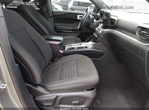 1FMSK7DH6LGC28698 2020 FORD EXPLORER Green წინა სალონის ხედი