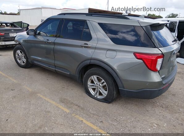 1FMSK7DH6LGC28698 2020 FORD EXPLORER Green უკანა მარცხენა