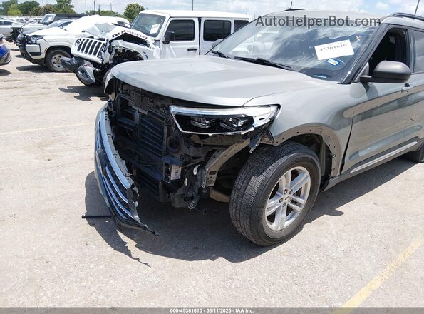 1FMSK7DH6LGC28698 2020 FORD EXPLORER Green წინა ხედი