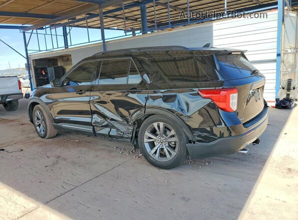 1FMSK7DH6NGA83617 2022 FORD EXPLORER Black უკანა მარცხენა