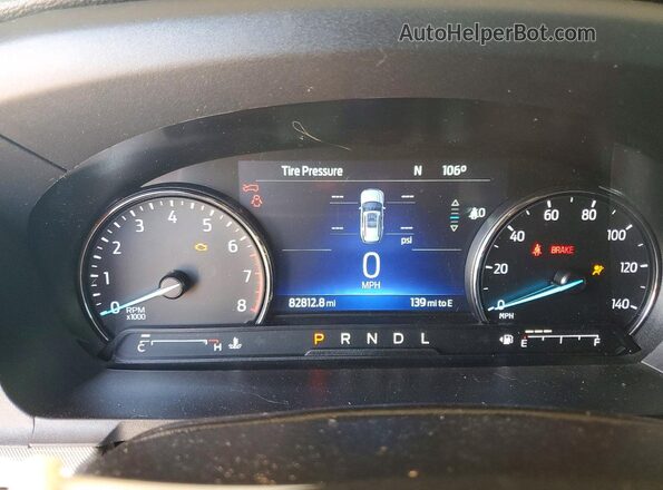 1FMSK7DH6NGA83617 2022 FORD EXPLORER Black ხელსაწყოთა პანელის ხედი