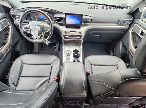 1FMSK7DH6PGA93714 2023 FORD EXPLORER Синий Вид панели приборов