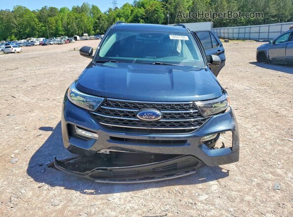 1FMSK7DH6PGA93714 2023 FORD EXPLORER Синий Вид спереди