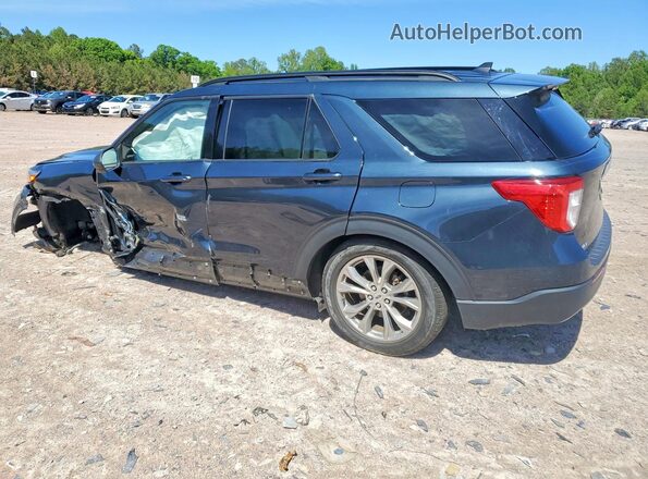 1FMSK7DH6PGA93714 2023 FORD EXPLORER Синий Задняя левая четверть