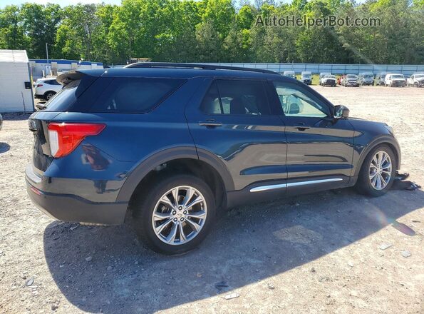 1FMSK7DH6PGA93714 2023 FORD EXPLORER Синий Задняя правая четверть