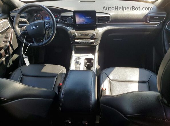 1FMSK7DH7LGA54883 2020 FORD EXPLORER Белый Вид панели приборов
