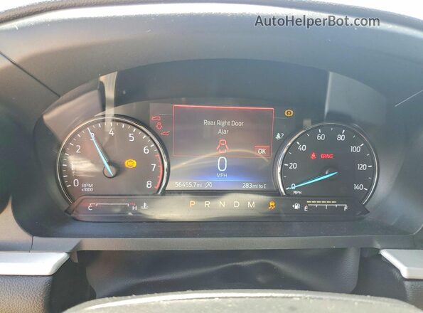 1FMSK7DH7LGC27950 2020 FORD EXPLORER Белый Вид щитка приборов