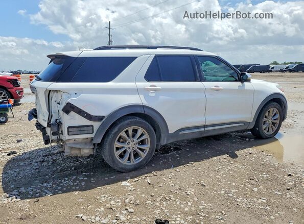 1FMSK7DH7LGC27950 2020 FORD EXPLORER Белый Задняя правая четверть