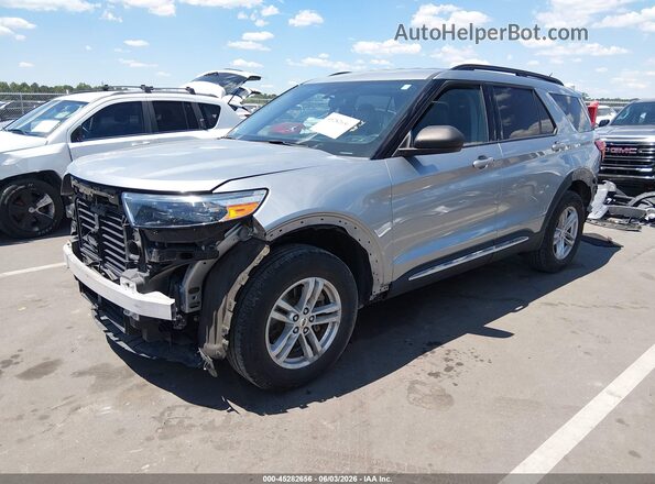 1FMSK7DH7PGA08864 2023 FORD EXPLORER Серебряный Передняя левая четверть