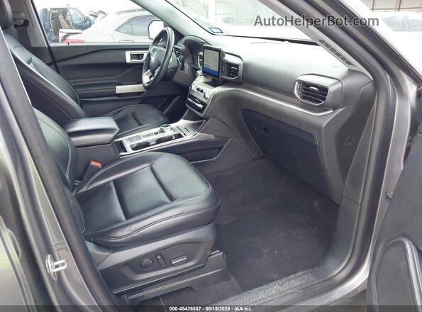 1FMSK7DH8MGA81835 2021 FORD EXPLORER Серый Вид салона спереди