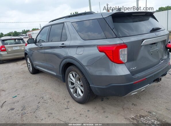 1FMSK7DH8MGA81835 2021 FORD EXPLORER Серый Задняя левая четверть