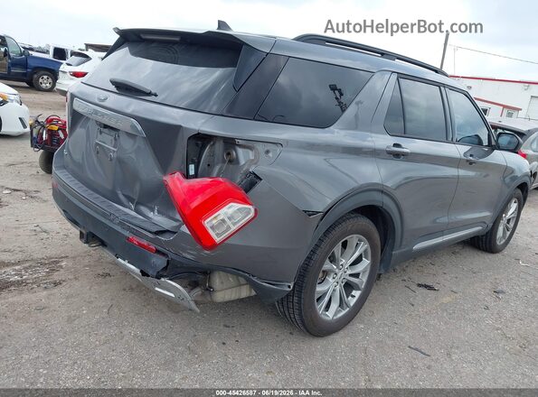 1FMSK7DH8MGA81835 2021 FORD EXPLORER Серый Задняя правая четверть