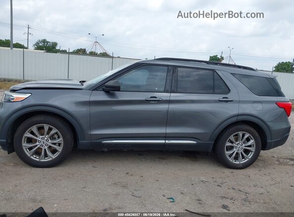 1FMSK7DH8MGA81835 2021 FORD EXPLORER Серый Вид задней части салона
