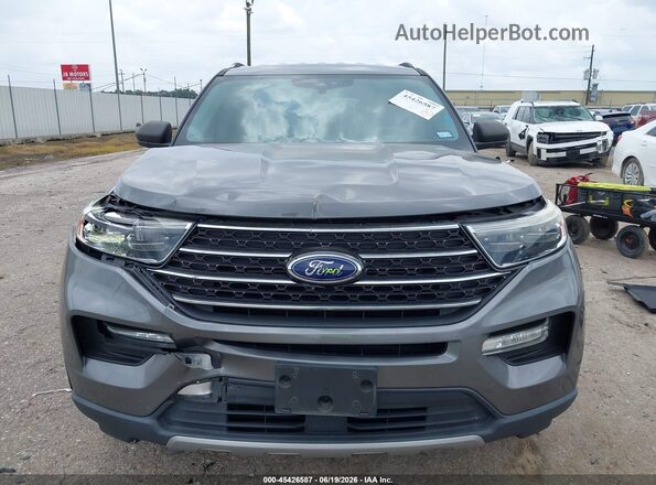 1FMSK7DH8MGA81835 2021 FORD EXPLORER Серый Вид панели приборов