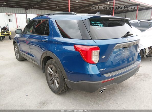 1FMSK7DH8MGB31715 2021 FORD EXPLORER Blue Հետևի ձախ