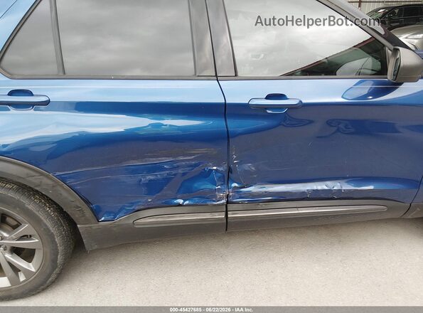 1FMSK7DH8MGB31715 2021 FORD EXPLORER Blue Դիմացի տեսք