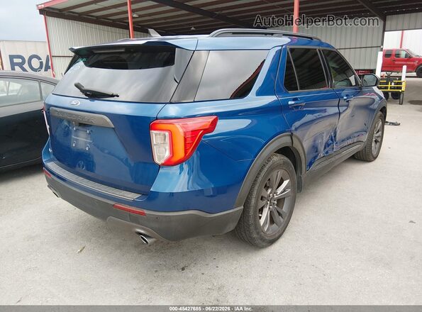 1FMSK7DH8MGB31715 2021 FORD EXPLORER Blue Հետևի աջ