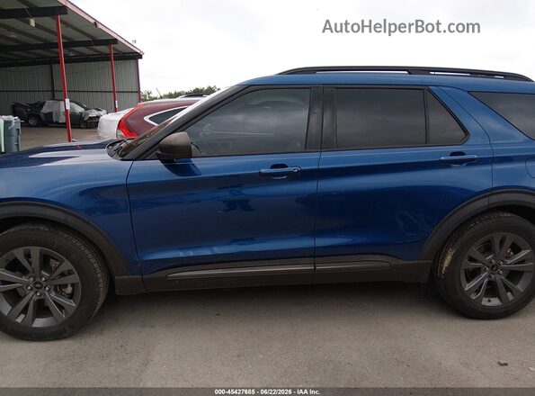 1FMSK7DH8MGB31715 2021 FORD EXPLORER Blue Սալոնի 360 աստիճան տեսք