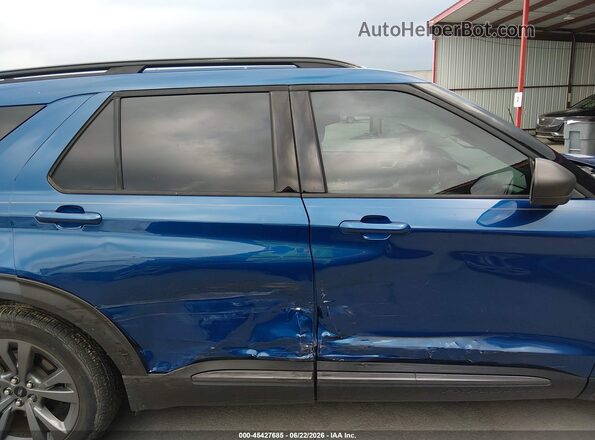 1FMSK7DH8MGB31715 2021 FORD EXPLORER Blue Սալոնի հետևի տեսք