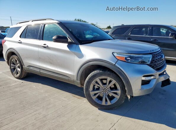 1FMSK7DH8MGB61149 2021 FORD EXPLORER Silver Delantero derecho