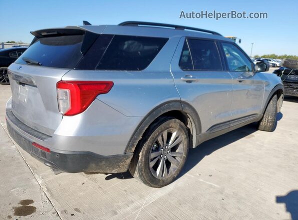 1FMSK7DH8MGB61149 2021 FORD EXPLORER Silver Trasero derecho