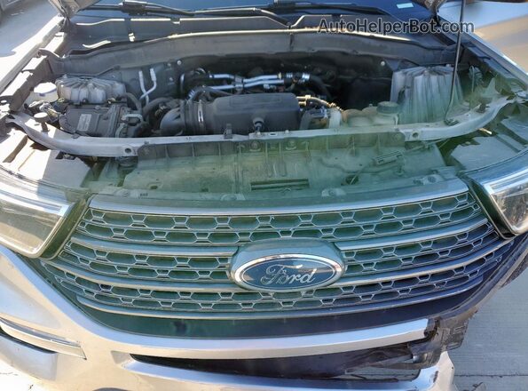 1FMSK7DH8MGB61149 2021 FORD EXPLORER Silver Vista del compartimento del motor