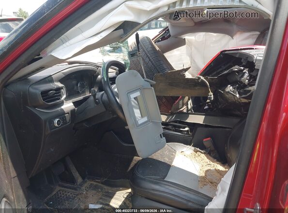 1FMSK7DH8NGA06201 2022 FORD EXPLORER Red Вид салону спереду