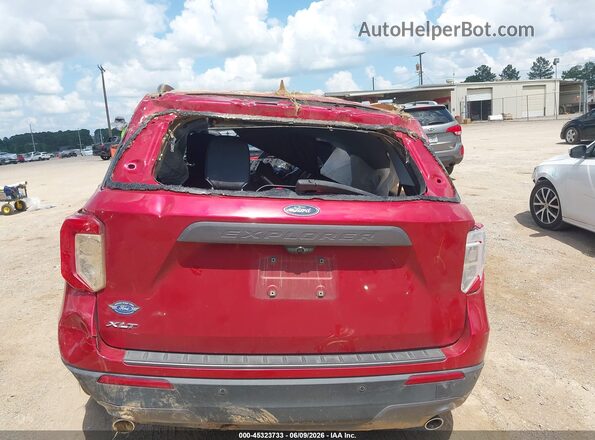 1FMSK7DH8NGA06201 2022 FORD EXPLORER Red Вид задньої частини салону