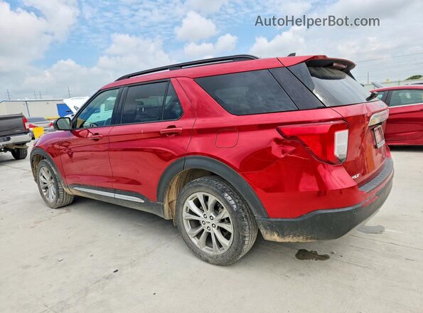 1FMSK7DH8NGA21474 2022 FORD EXPLORER Red Tył lewy