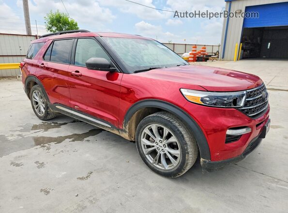 1FMSK7DH8NGA21474 2022 FORD EXPLORER Red Przód prawy