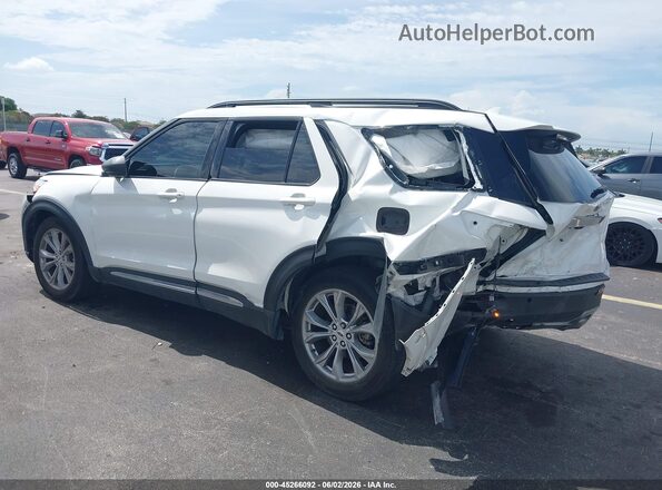 1FMSK7DH8RGA21237 2024 FORD EXPLORER Бежевый Задняя левая четверть