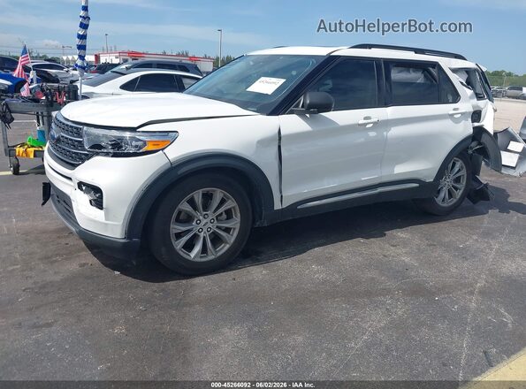 1FMSK7DH8RGA21237 2024 FORD EXPLORER Бежевый Передняя левая четверть