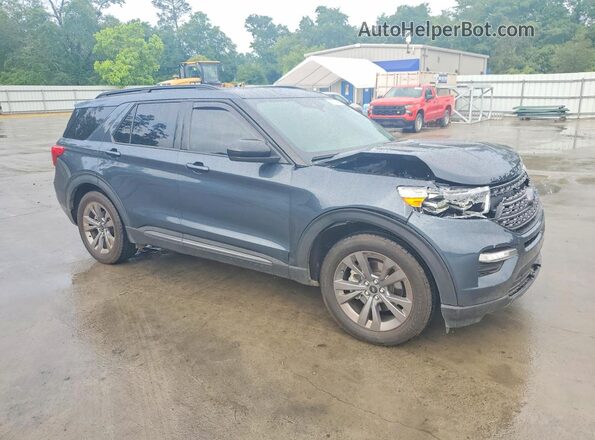 1FMSK7DH8RGA34361 2024 FORD EXPLORER Угольный Передняя правая четверть