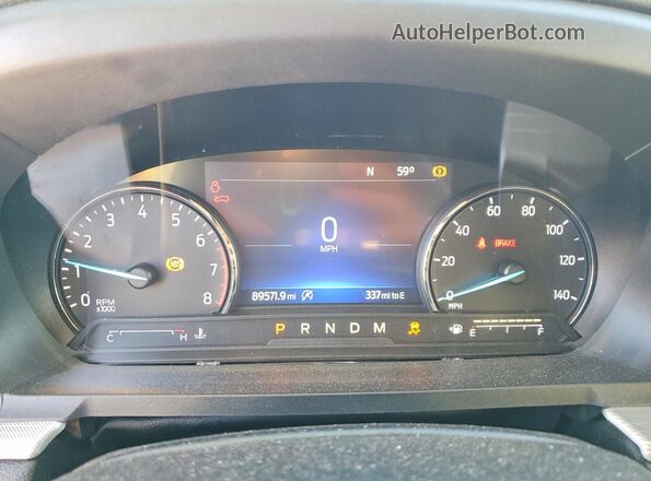1FMSK7DH9LGA80711 2020 FORD EXPLORER Red ხელსაწყოთა პანელის ხედი
