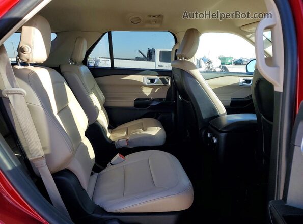 1FMSK7DH9LGA80711 2020 FORD EXPLORER Red უკანა სალონის ხედი