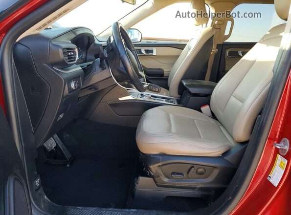 1FMSK7DH9LGA80711 2020 FORD EXPLORER Red წინა სალონის ხედი