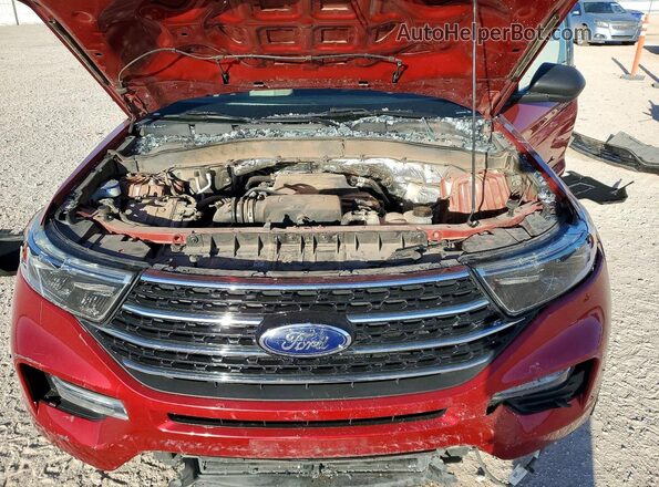 1FMSK7DH9LGA80711 2020 FORD EXPLORER Red ძრავის განყოფილების ხედი