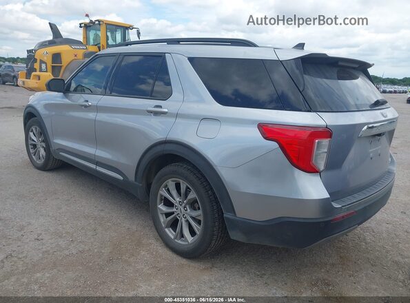 1FMSK7DH9MGB20545 2021 FORD EXPLORER Silver უკანა მარცხენა