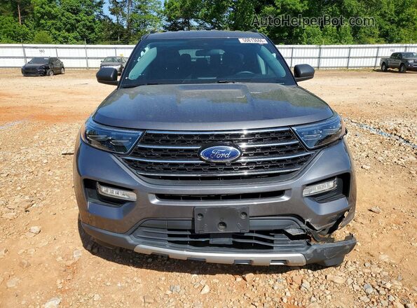 1FMSK7DH9MGB24210 2021 FORD EXPLORER Gray Widok z przodu