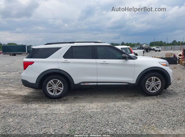 1FMSK7DH9MGB99280 2021 FORD EXPLORER White Սալոնի հետևի տեսք