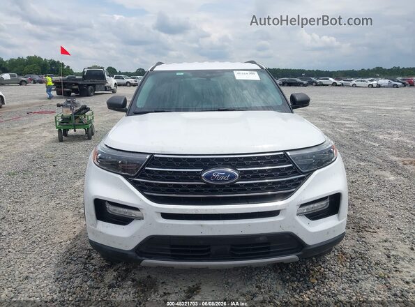 1FMSK7DH9MGB99280 2021 FORD EXPLORER White Սարքավորումների վահանակի տեսք