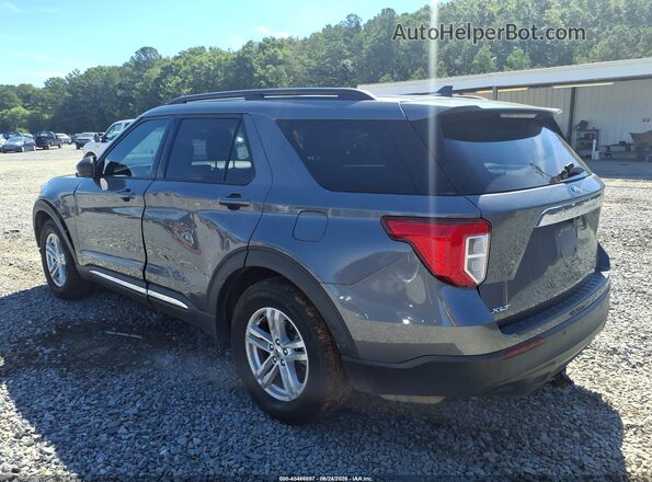 1FMSK7DH9MGC49871 2021 FORD EXPLORER Gray Հետևի ձախ