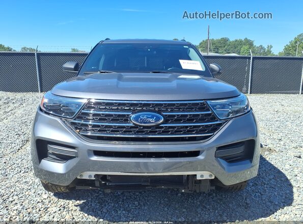 1FMSK7DH9MGC49871 2021 FORD EXPLORER Gray Սարքավորումների վահանակի տեսք