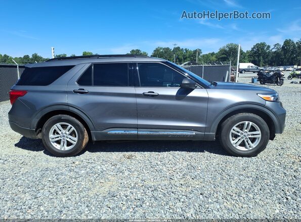 1FMSK7DH9MGC49871 2021 FORD EXPLORER Gray Սալոնի հետևի տեսք