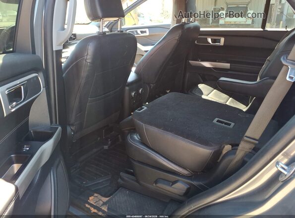 1FMSK7DH9MGC49871 2021 FORD EXPLORER Gray VIN կոդի պիտակի տեսք