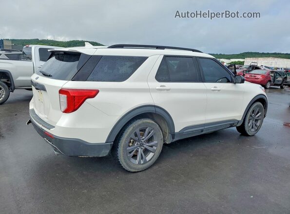 1FMSK7DH9NGA83515 2022 FORD EXPLORER White Rear right