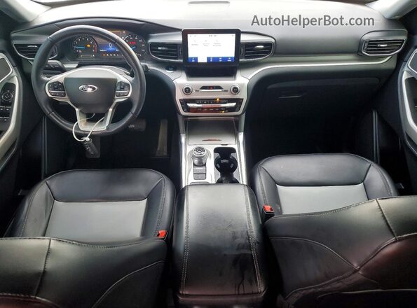 1FMSK7DH9NGA83515 2022 FORD EXPLORER White Dashboard view