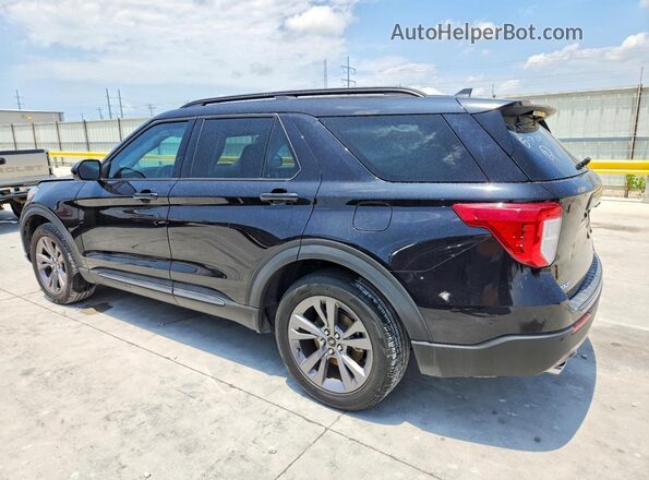 1FMSK7DH9NGC29637 2022 FORD EXPLORER Black Rear left
