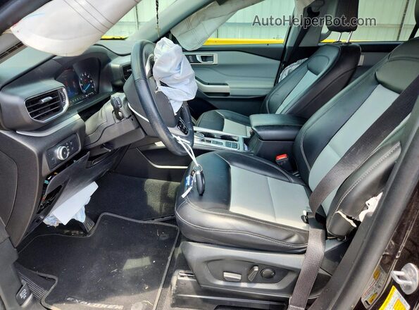 1FMSK7DH9NGC29637 2022 FORD EXPLORER Black Front interior view