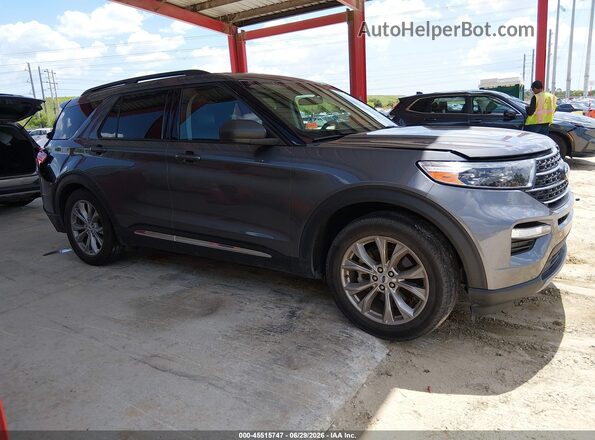 1FMSK7DH9PGB79809 2023 FORD EXPLORER Gray Вид задньої частини салону